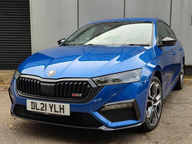 Blue Used 2021 Skoda Octavia vRS Hatchback | £19,995 (Expensive) - Image 1/4