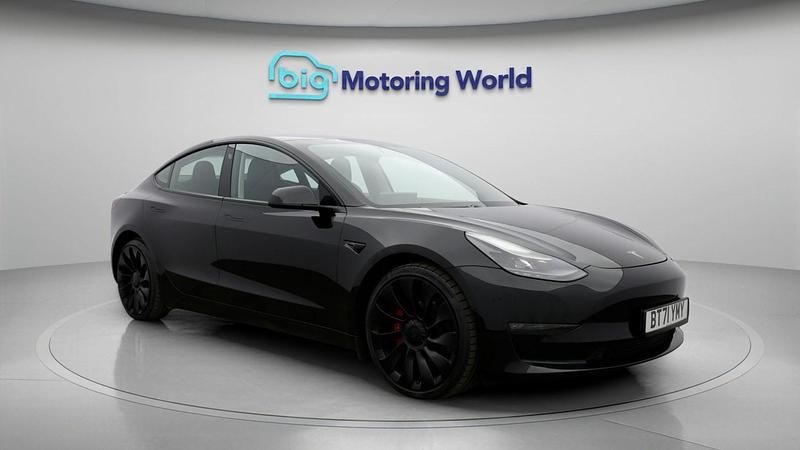 Used Tesla Model 3 Performance 461 kW (627 HP) 2021 Black Sedan