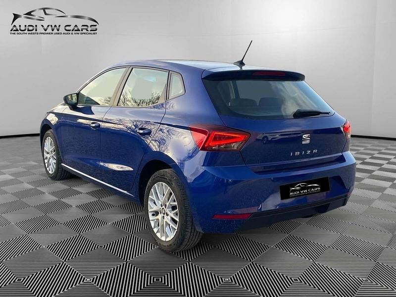 Used Seat Ibiza SE Technology 95 HP (69 kW) 2020 Blue Hatchback