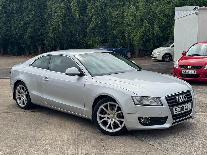 Silver Used 2008 Audi A5 Sport Coupe | £3,990 (Fair price) - Image 1/4
