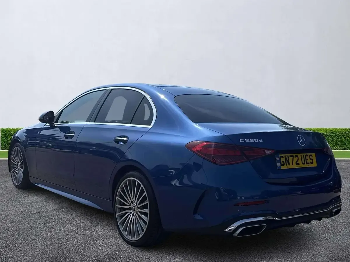 Used Mercedes C220 AMG Line Premium 2022 Blue Sedan