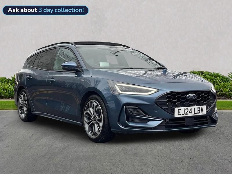 Used Ford Focus ST-Line X 155 HP (114 kW) 2024 Blue Estate