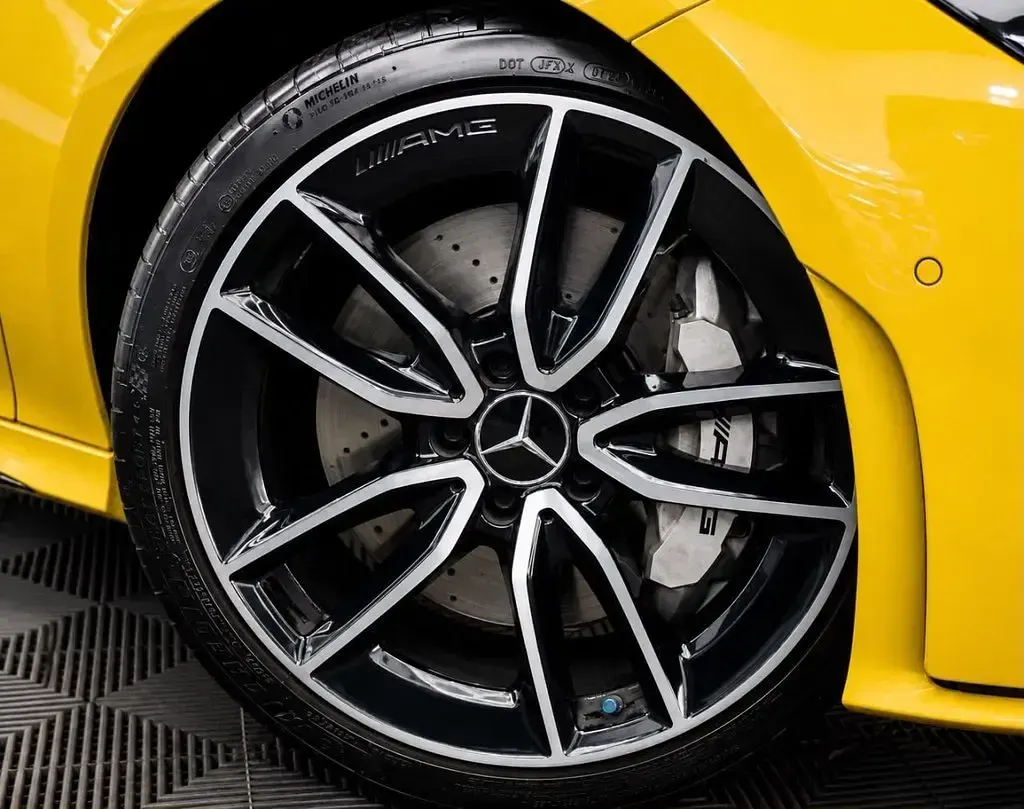 Used Mercedes CLA35 AMG Premium 306 HP (225 kW) 2021 Yellow Coupe