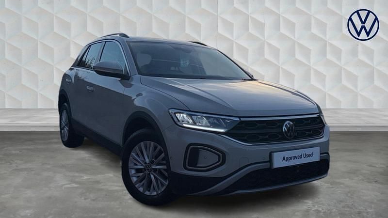 Grey Used 2023 VW T-Roc Life SUV | £18,600 (Fair price) - Image 1/4