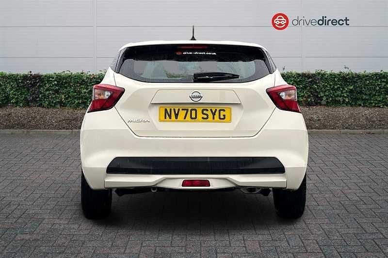 Used Nissan Micra Acenta 2021 White Hatchback