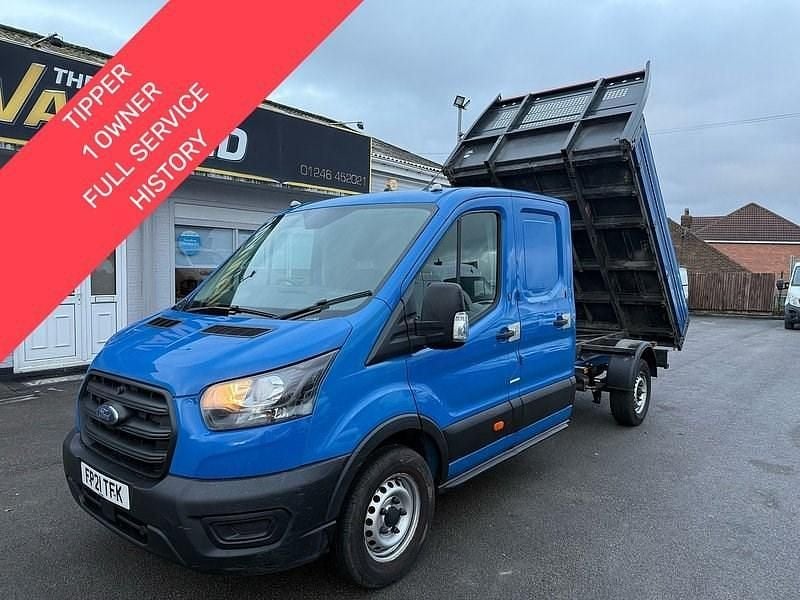 Used Ford Transit 170 HP (125 kW) 2021 Blue Cabriolet