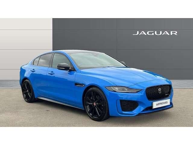 Blue Used 2019 Jaguar XE Sedan | £23,796 - Image 1/4
