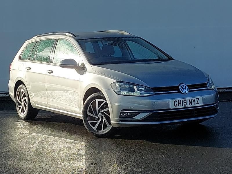 Silver Used 2019 VW Golf VII Match Estate | £12,498 (Fair price) - Image 1/4