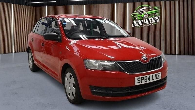 Used Skoda Rapid 110 HP (80 kW) 2014 Red Hatchback