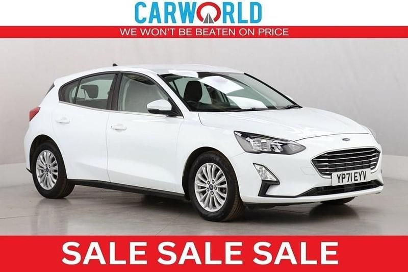 White Used 2022 Ford Focus Titanium Hatchback | £12,300 (Super price) - Image 1/1