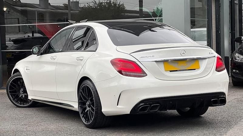 Used Mercedes C63 AMG Premium Plus 2019 White Sedan