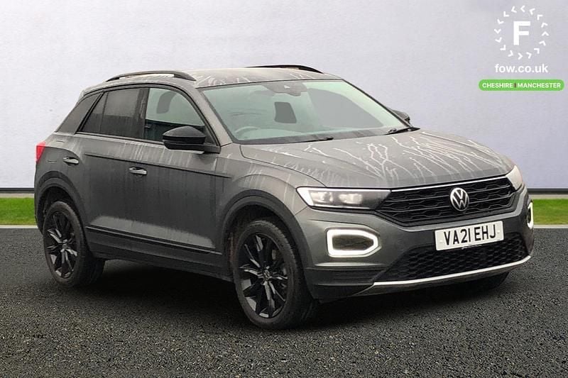 Grey Used 2021 VW T-Roc Black Edition SUV | £18,799 (Fair price) - Image 1/3