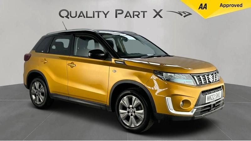 Yellow Used 2022 Suzuki Vitara SZ-T SUV | £12,800 (Good price) - Image 1/4