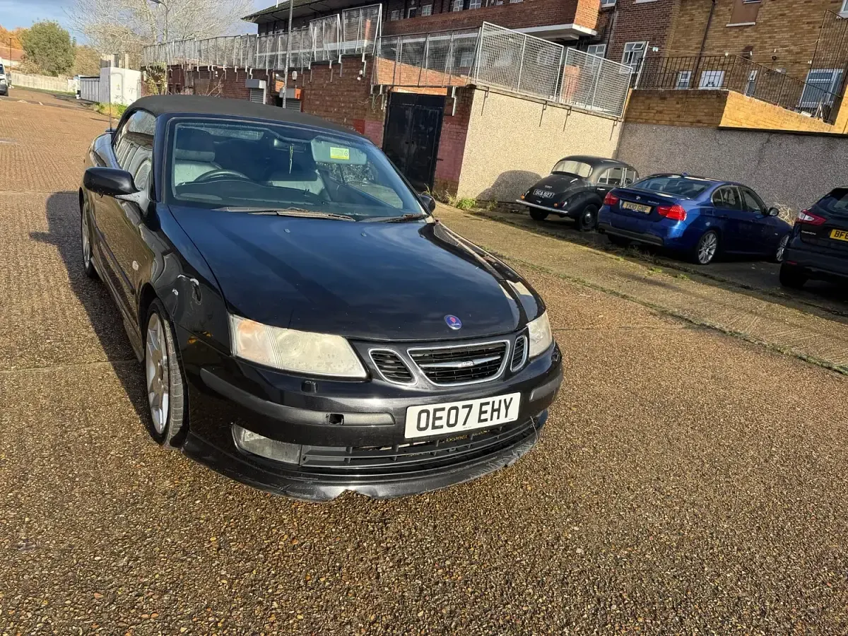 Used Saab 9-3 Aero 2007 Black Cabriolet