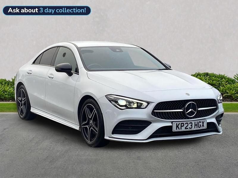 White Used 2023 Mercedes CLA180 Executive Sedan | £21,739 (Good price) - Image 1/2