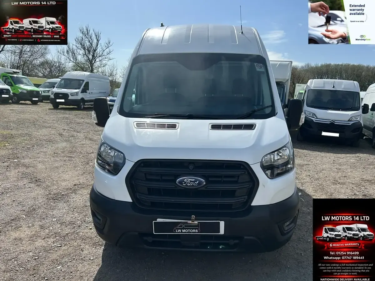Used Ford Transit 130 HP (95 kW) 2022 White Van