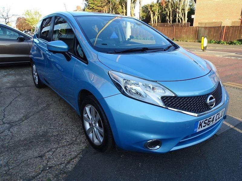 Used Nissan Note S 98 HP (72 kW) 2015 Blue Hatchback