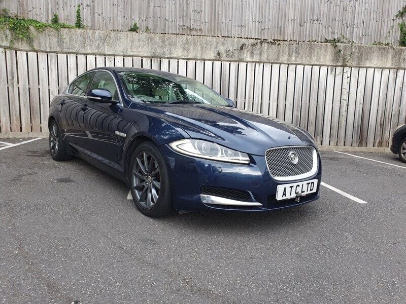 Blue Used 2012 Jaguar XF Premium Luxury Sedan | £4,250 (Fair price) - Image 1/4
