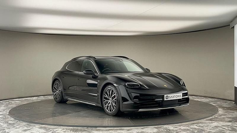 Black Used 2023 Porsche Taycan Cross Turismo Sedan | £56,100 (Good price) - Image 1/4
