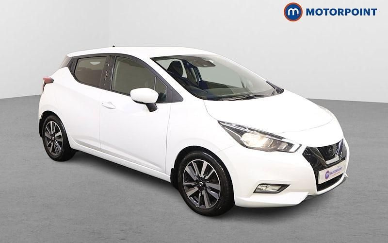 White Used 2018 Nissan Micra N-Connecta Hatchback | £8,999 (Fair price) - Image 1/4