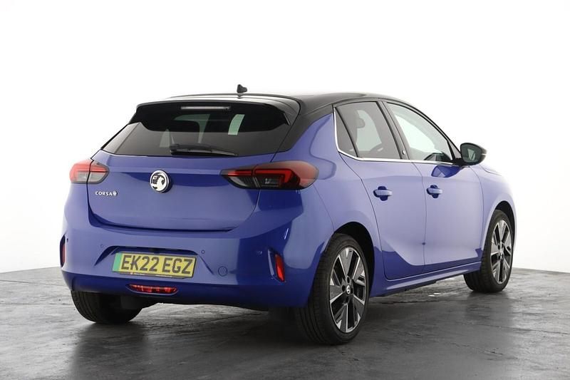 Used Vauxhall Corsa-e Elite 100 kW (136 HP) 2022 Blue Hatchback