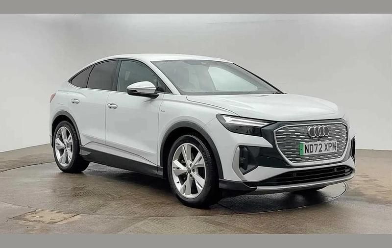 Used Audi Q4 Sportback e-tron S-Line 150 kW (204 HP) 2023 White SUV