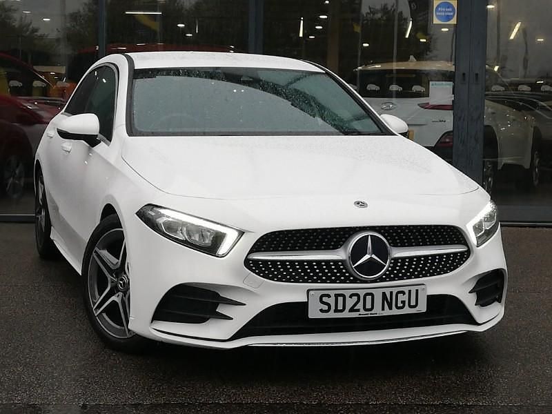 White Used 2020 Mercedes A200 AMG line Hatchback | £19,698 (Fair price) - Image 1/4