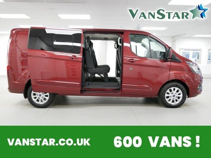 Red Used 2020 Ford Transit Custom Limited Van | £20,689 (Expensive) - Image 1/3