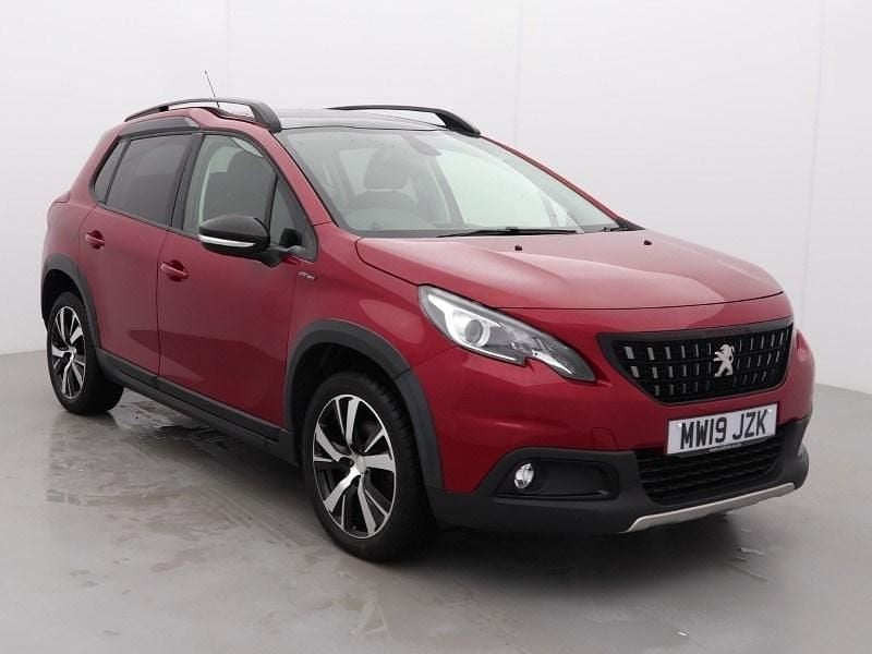 Red Used 2019 Peugeot 2008 GT-line SUV | £11,995 (Fair price) - Image 1/3