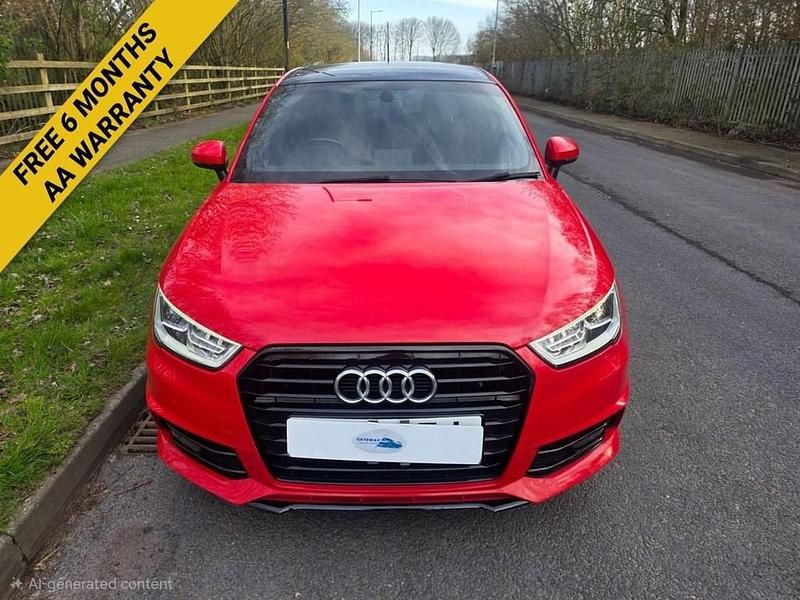 Used Audi A1 Sportback Black Edition 125 HP (91 kW) 2018 Red Hatchback