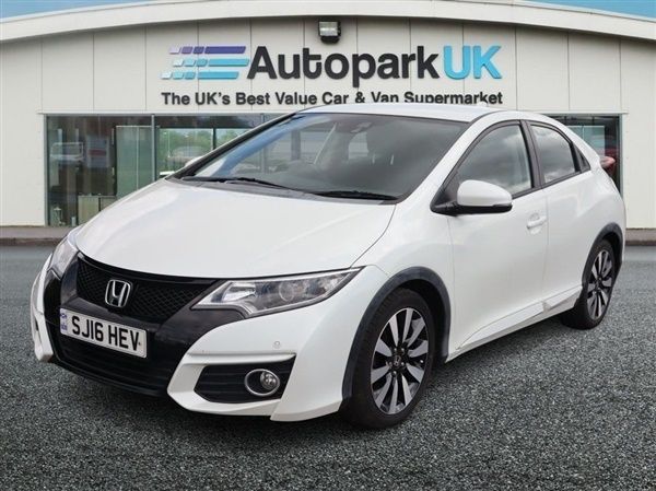 White Used 2016 Honda Civic SE Plus Hatchback | £9,395 (Fair price) - Image 1/1