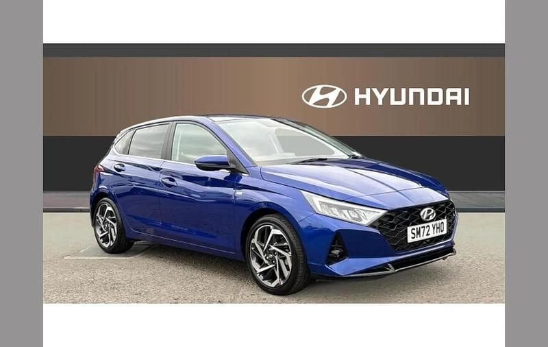 Blue Used 2023 Hyundai i20 Premium Hatchback | £15,408 (Fair price) - Image 1/4