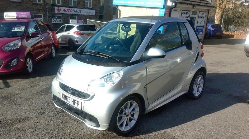 Used Smart ForTwo Cabrio Passion 71 HP (52 kW) 2013 Silver Cabriolet