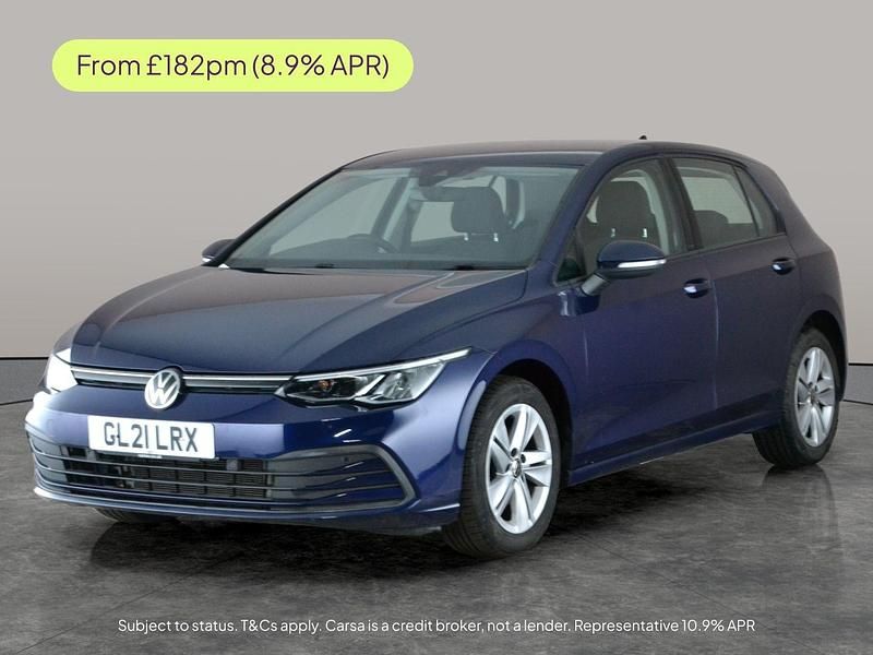 Used VW Golf VII Life 150 HP (110 kW) 2021 Blue Hatchback