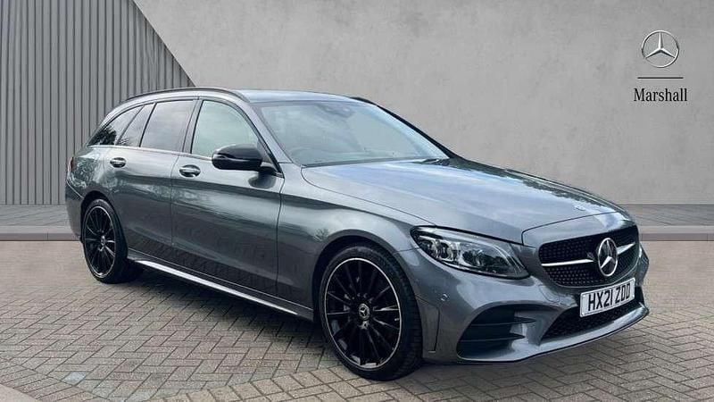Grey Used 2021 Mercedes C200 AMG line Estate | £23,380 (A bit pricey) - Image 1/4