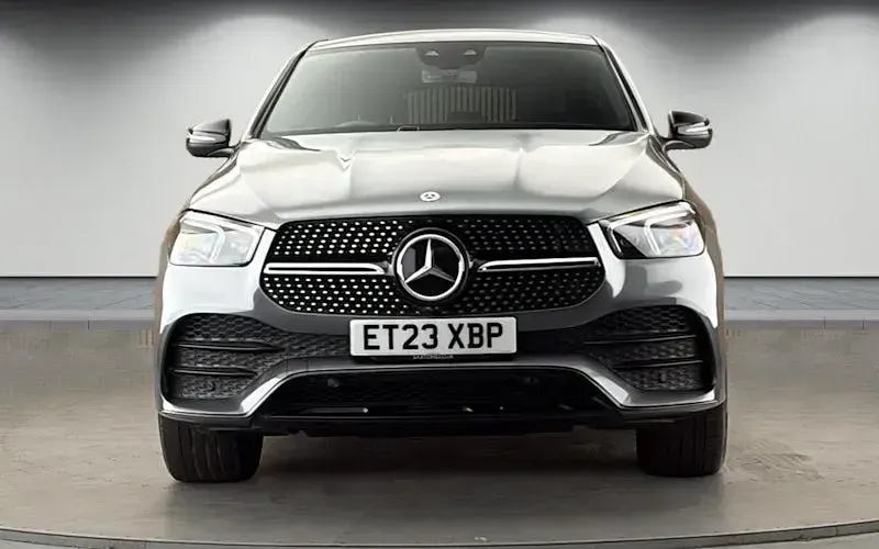 Used Mercedes GLE400 AMG line 330 HP (242 kW) 2022 Selenite grey Coupe