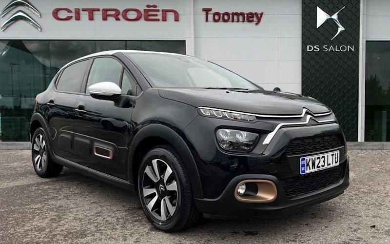 Black Used 2023 Citroën C3 PureTech Hatchback | £10,430 (Fair price) - Image 1/4