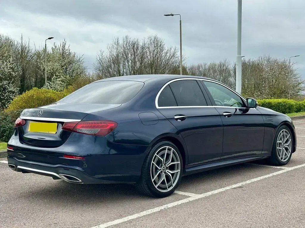 Used Mercedes E220 AMG line 2023 Blue Sedan