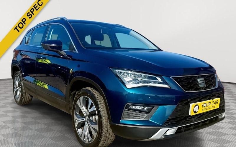 Used Seat Ateca SE Technology 150 HP (110 kW) 2018 Blue SUV
