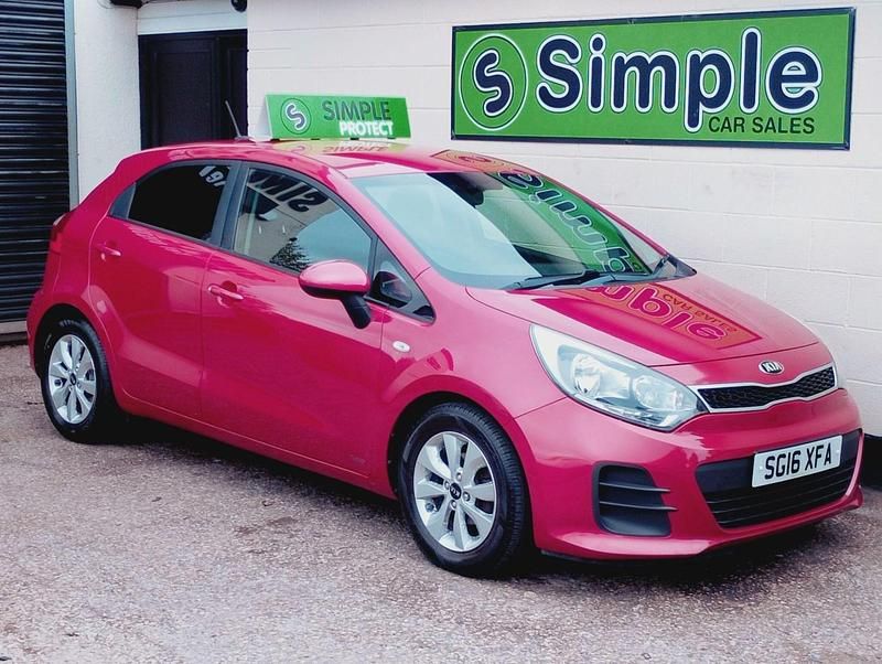 Red Used 2016 Kia Rio Hatchback | £5,450 (Fair price) - Image 1/4