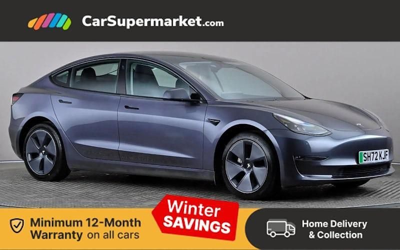 Grey Used 2022 Tesla Model 3 Long Range AWD Sedan | £20,197 (Fair price) - Image 1/3
