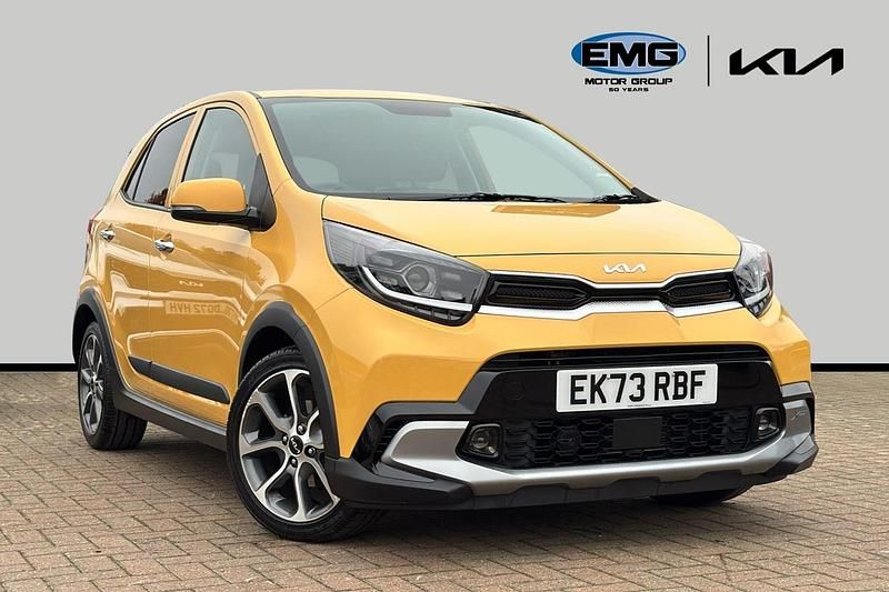 Yellow Used 2023 Kia Picanto X-Line Hatchback | £16,495 (Fair price) - Image 1/3