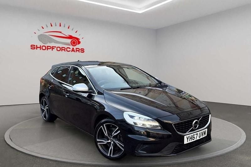 Black Used 2017 Volvo V40 R-Design Pro Hatchback | £9,225 (Fair price) - Image 1/1