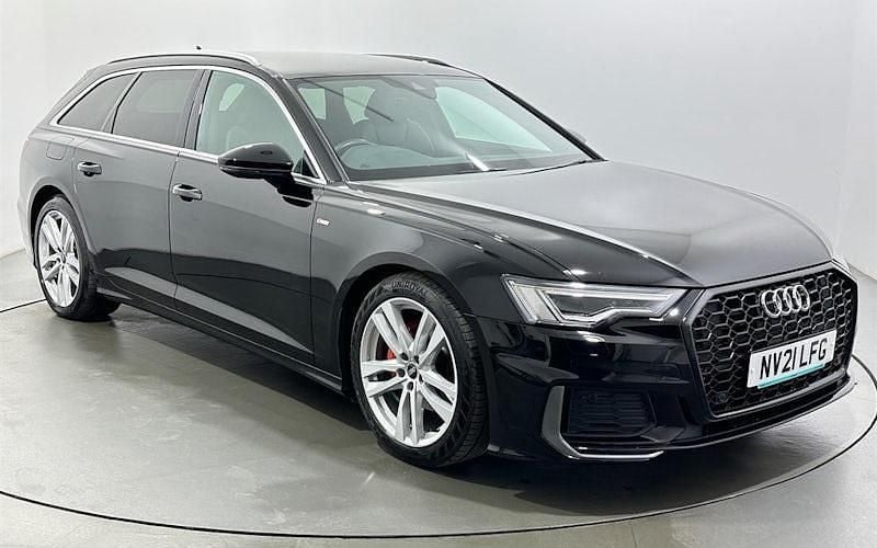 Used Audi A6 S-Line 204 HP (150 kW) 2021 Black Estate