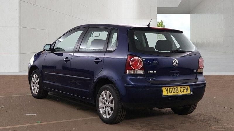Used VW Polo SE 80 HP (58 kW) 2009 Blue Hatchback