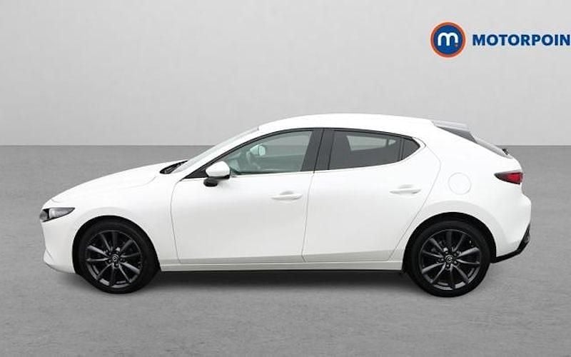 Used Mazda 3 Exclusive-Line 140 HP (102 kW) 2025 White Hatchback