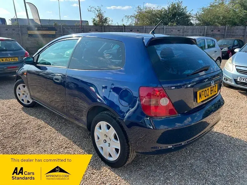 Used Honda Civic S 2002 Blue Hatchback