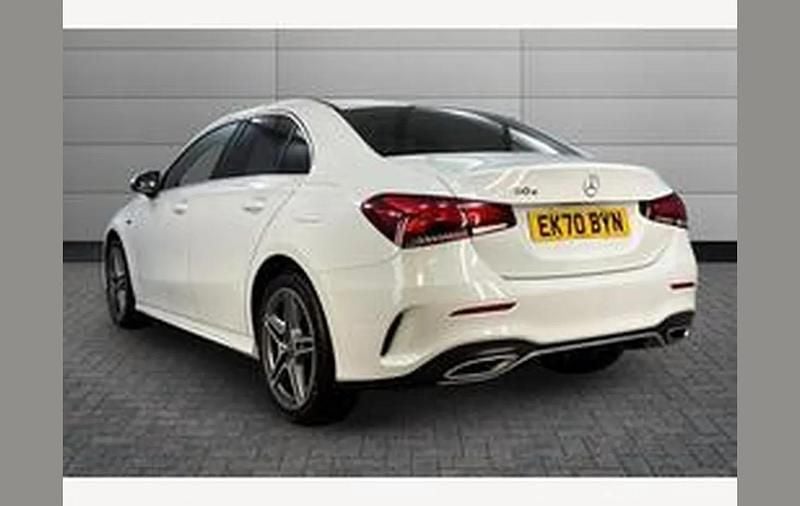 Used Mercedes A250 AMG line 214 HP (157 kW) 2020 White Sedan