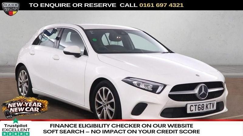 White Used 2019 Mercedes A180 Hatchback | £13,970 (Good price) - Image 1/3