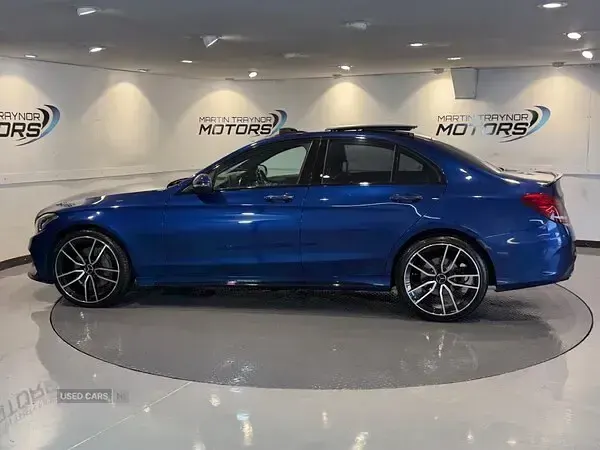 Used Mercedes C250 AMG Line Premium Plus 2017 Blue Sedan